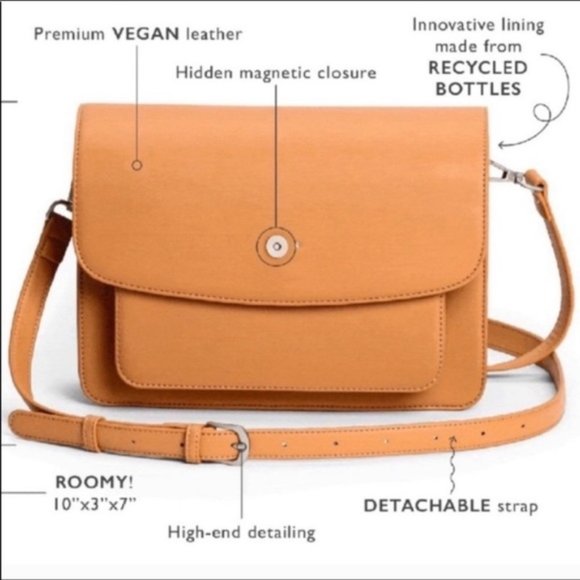 PIXIE MOOD Zoe Vegan Leather Crossbody Bag - Picture 2 of 5